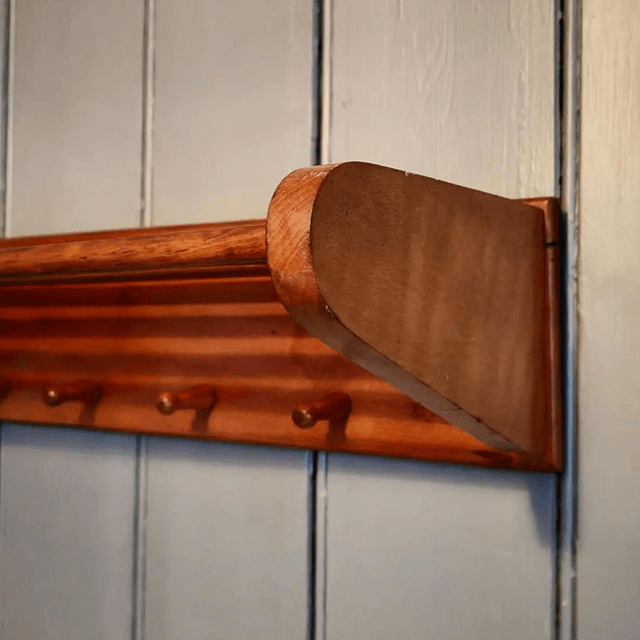 Mid Century Coat & Hat Shelf SOLD! 