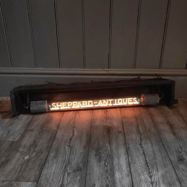 Antique Neon Glow Lamp, early 1900's 