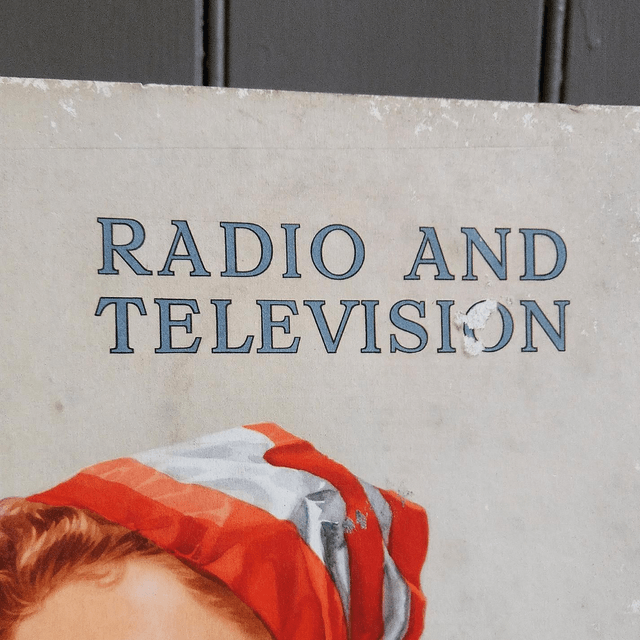 1940's KB Radio & Television Advertising Woman