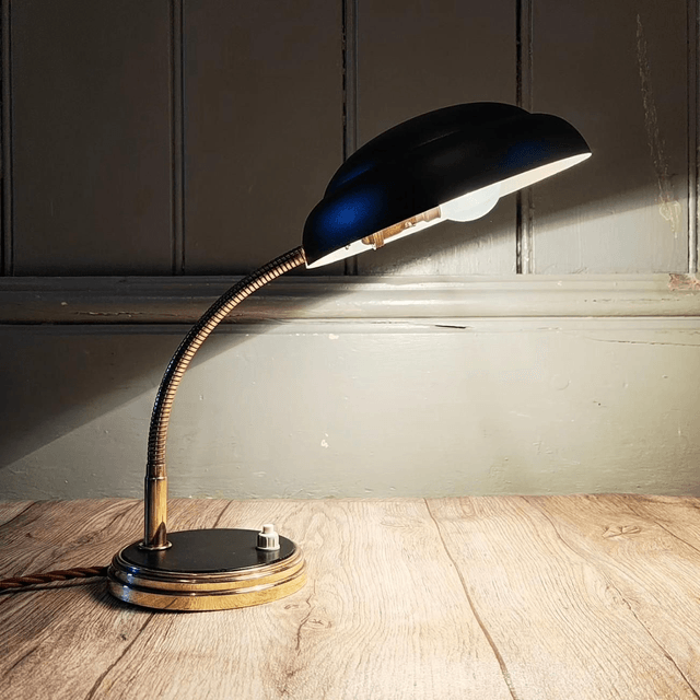 Bauhaus Black Desk Lamp