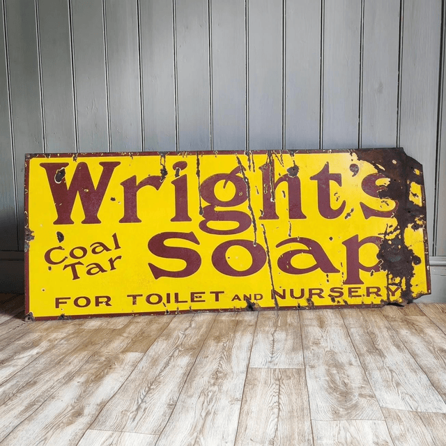 Wright's Soap Porcelain Sign SOLD! 