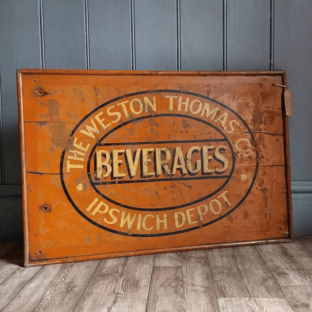 Antique Beverages Sign SOLD! 