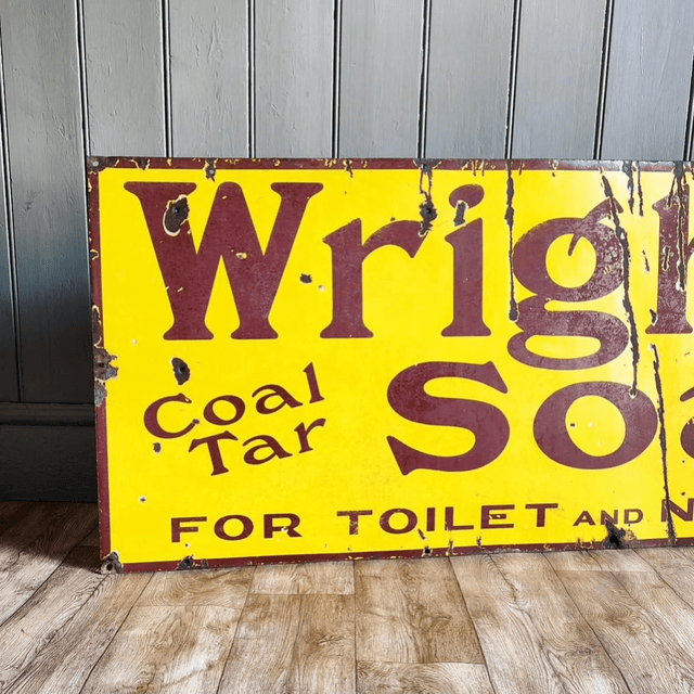 Wright's Soap Porcelain Sign SOLD! 