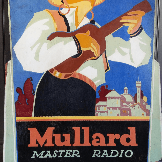 Large Mullard Advertising Display
