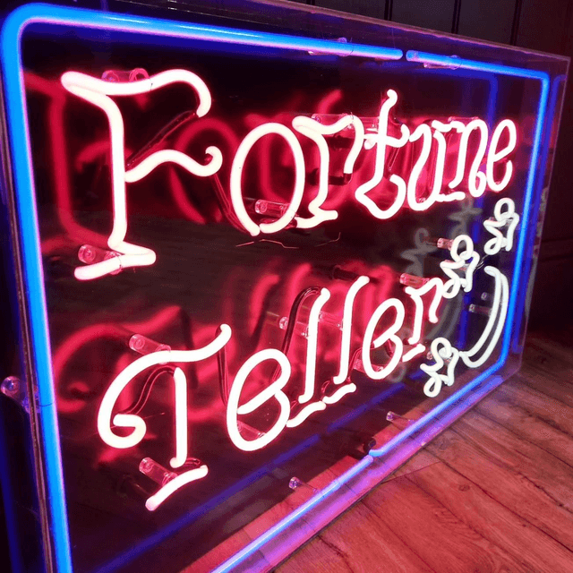 Fortune teller neon sign SOLD! 