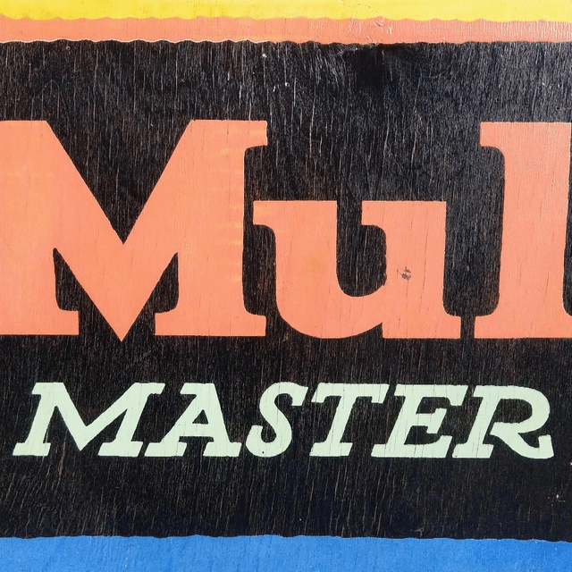 Large Mullard Advertising Display