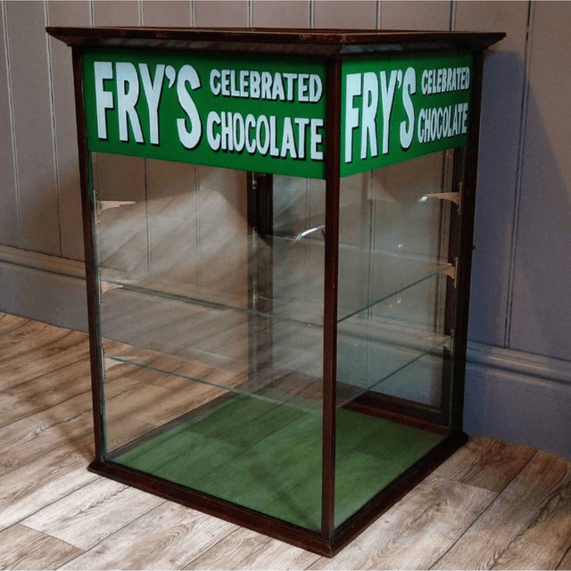 Edwardian Mahogany Shop Display Cabinet
