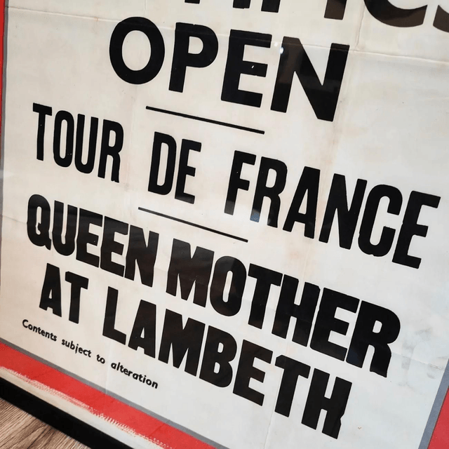 Pathe News Theatre Poster (Olympics opening) SOLD! 