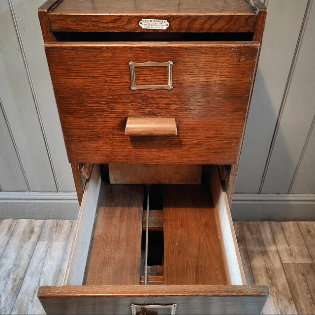 Antique oak filing cabinet SOLD! 