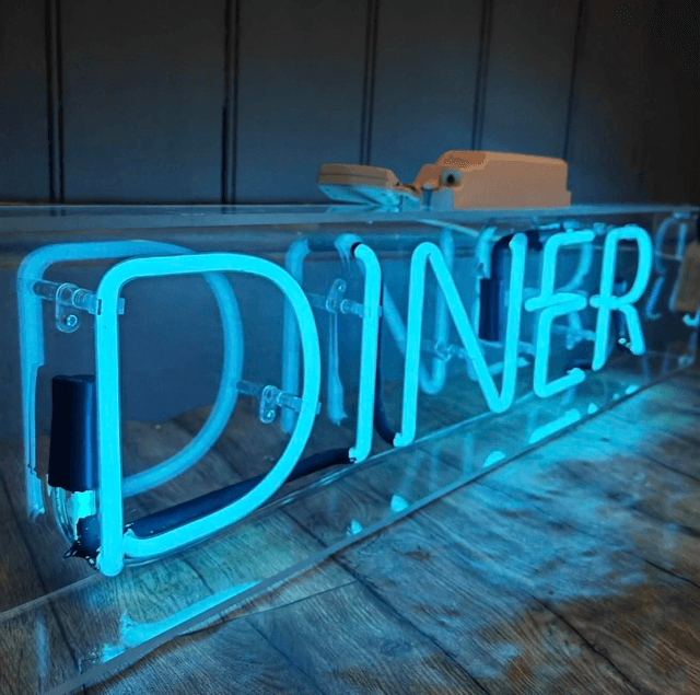 Vintage diner neon sign 