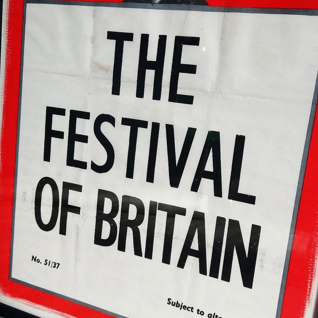 Pathe News Theatre Poster (The Festival Of Britain)Sold!