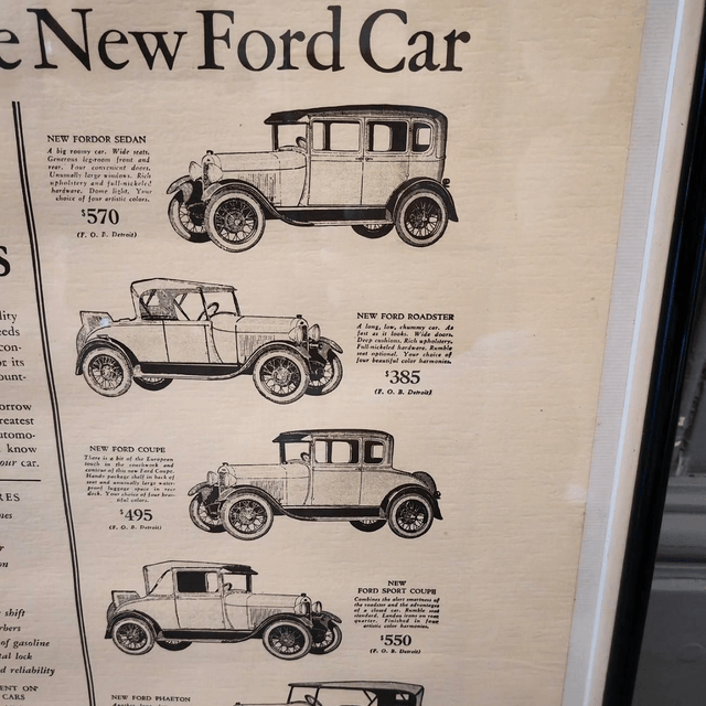 Ford Model A Poster 