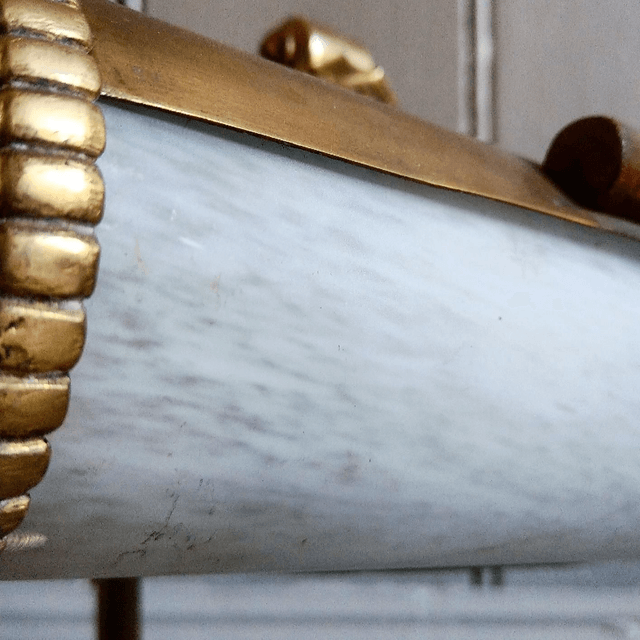 Brass Art Nouveau Lamp