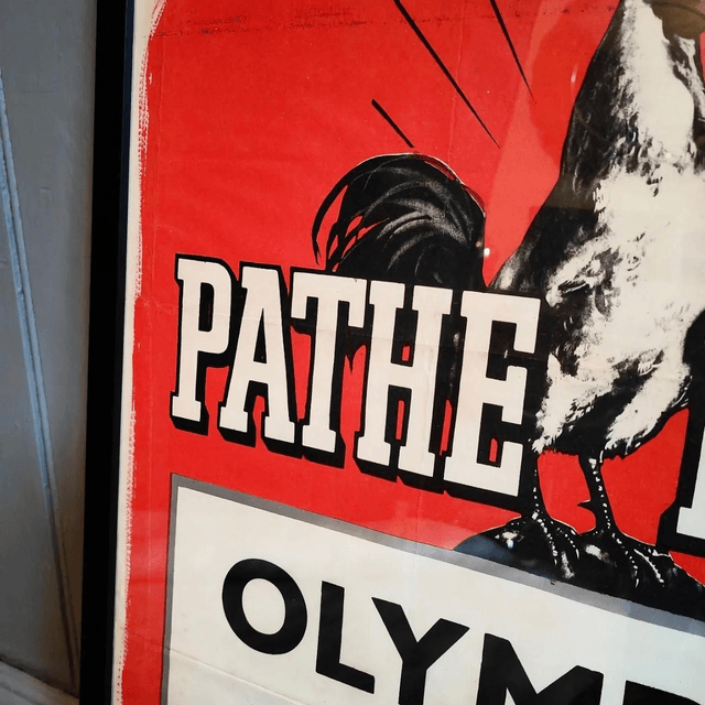 Pathe News Theatre Poster (Olympics opening) SOLD! 