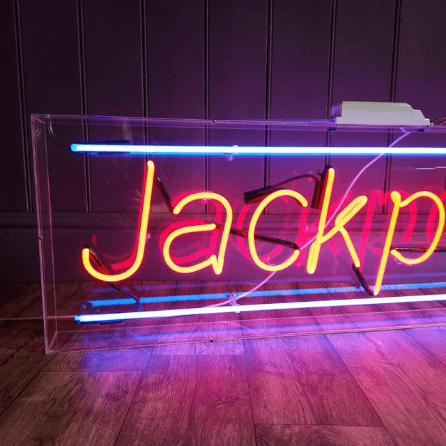 Jackpots Neon Sign