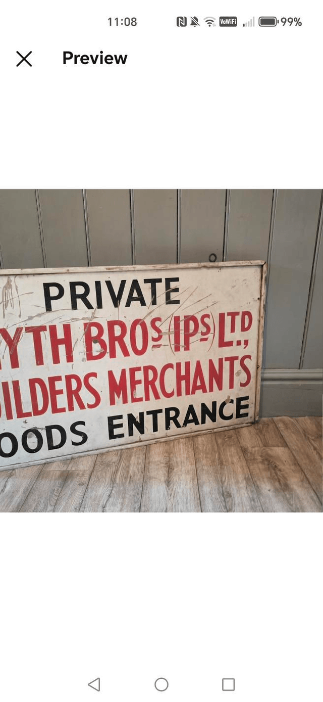 Smyth Bros Merchant Sign