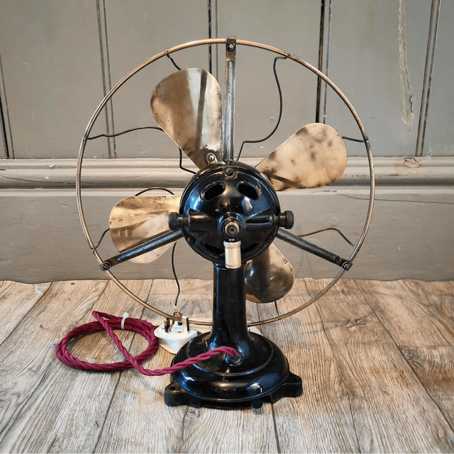 Ercole Marelli Brass Fan SOLD! 