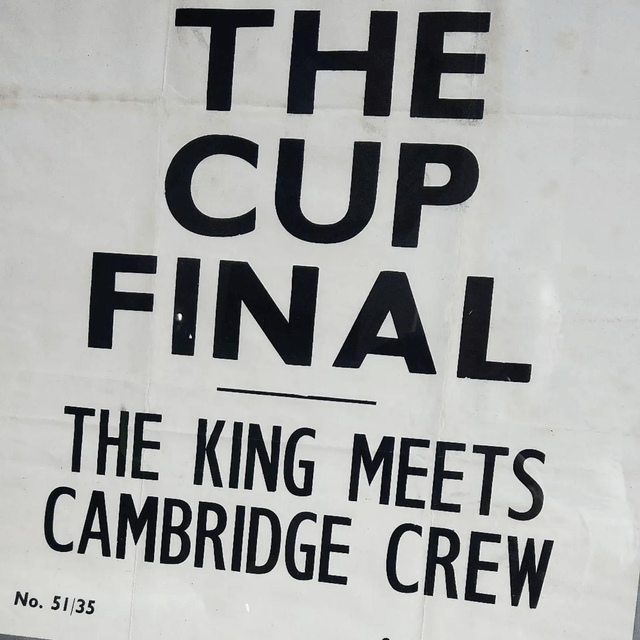 Pathe News Theatre Poster (The Cup Final)