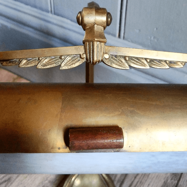 Brass Art Nouveau Lamp