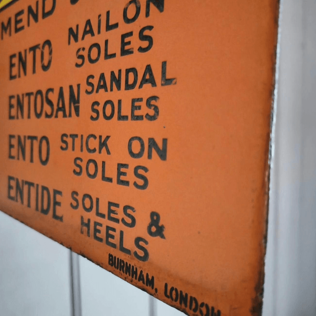 Antique Cobblers Flange Trade Sign