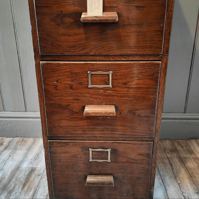 Antique oak filing cabinet SOLD! 