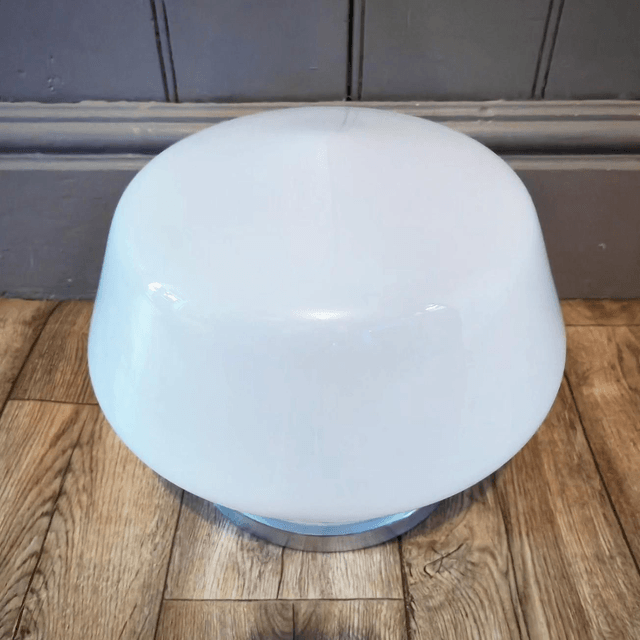 Opaline art deco ceiling light