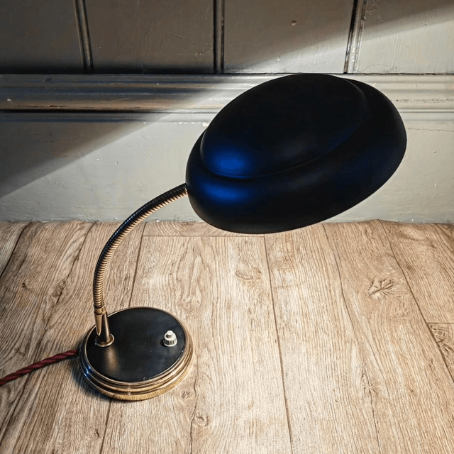 Bauhaus Black Desk Lamp
