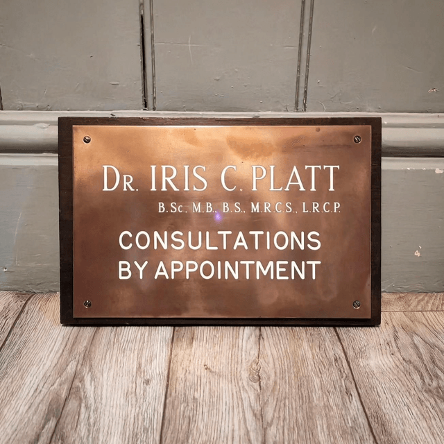 Copper Consultations sign