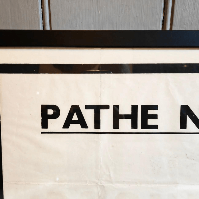 Pathe News Theatre Poster (King george's last journey)