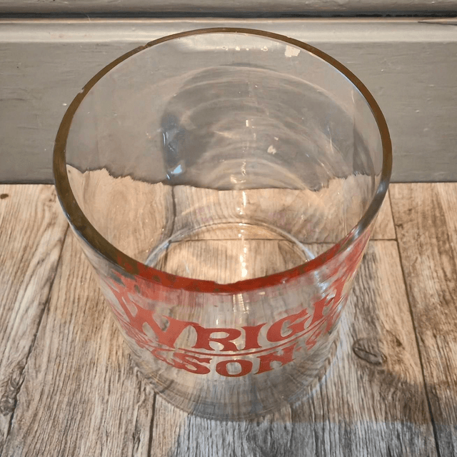 WRIGHT & SONS LTD Advertising Jar