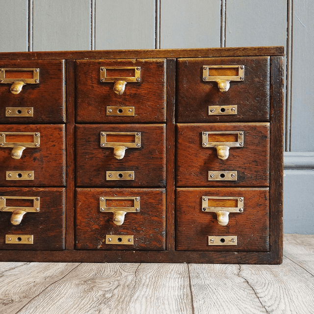 Oak Library Drawers SOLD! 