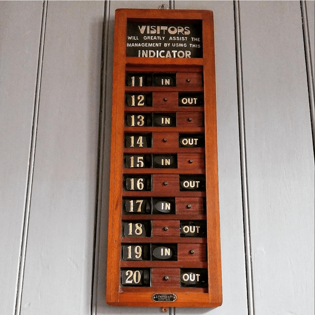 Antique Hotel Indicator SOLD!