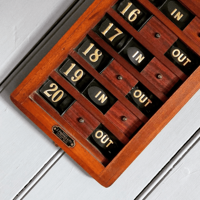 Antique Hotel Indicator SOLD!