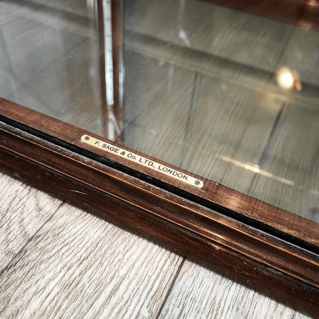 Antique Countertop Display Cabinet 
