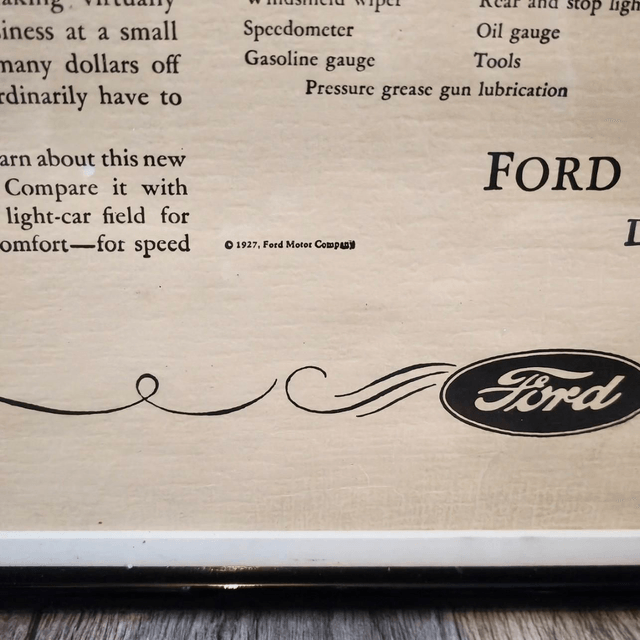 Ford Model A Poster 