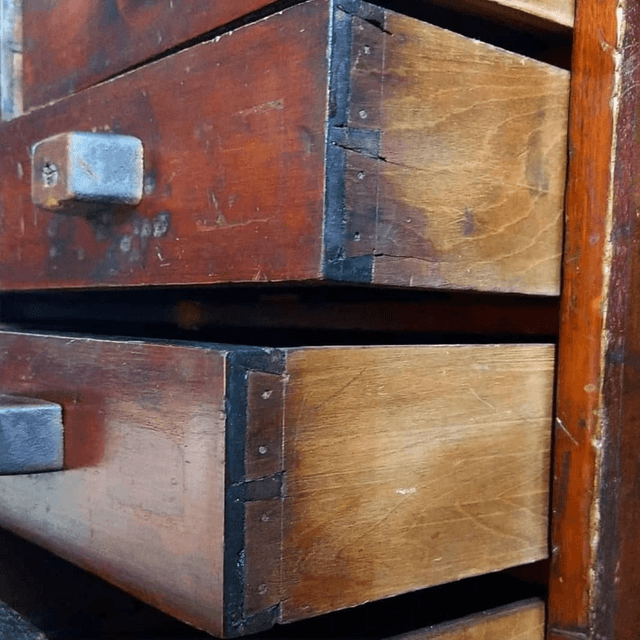 Antique Bank Of 18 Drawers SOLD! 