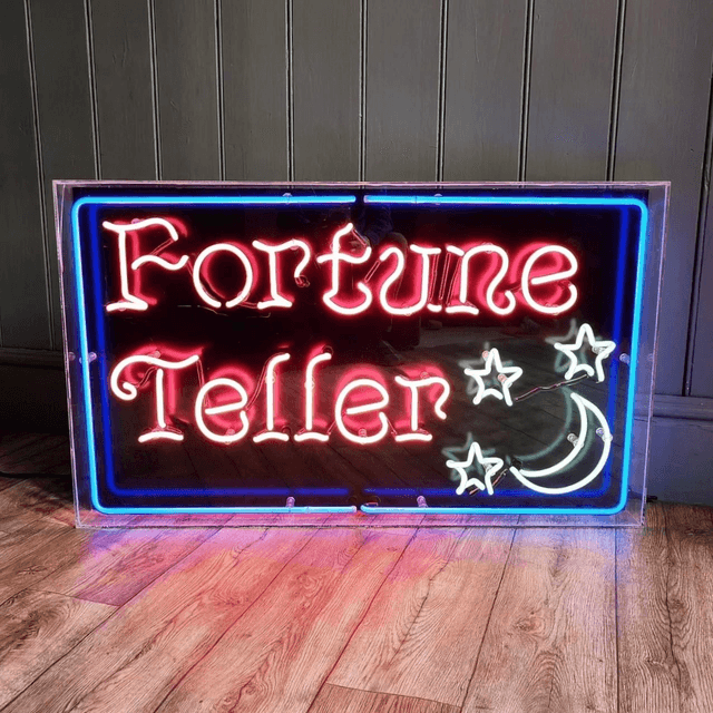 Fortune teller neon sign SOLD! 