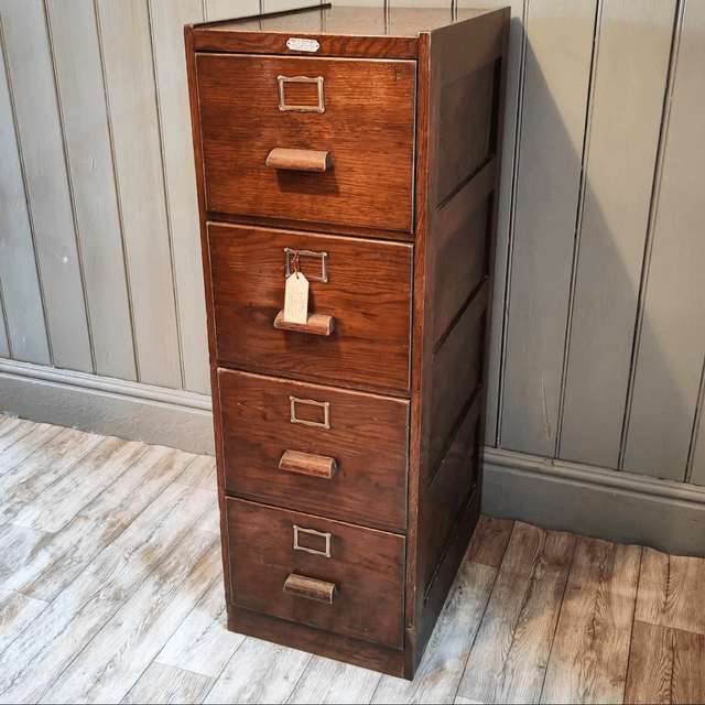Antique oak filing cabinet SOLD! 