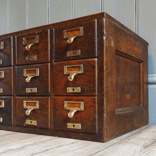 Oak Library Drawers SOLD! 